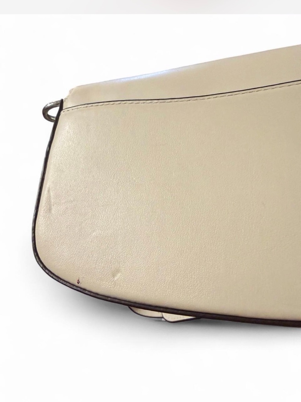 Coach Andrea Shoulder Bag (Style CT76B) in Chalk White - Picture 4 of 8